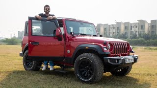 Modified Mahindra Thar With Sunroof Electric Footboard amp More [upl. by Aissela367]