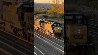 Selkirk Yard Switching Two csx SD402s 8223 and 8846 building trains in Selkirk yard 10122024 [upl. by Amla]