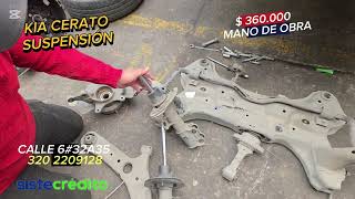 KIA CERATO SUSPENSIÓN bullscarscolombia calle632A35 3202209128 [upl. by Sayer]