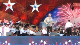 Howie Day singing quotCollidequot at Dress Rehearsal with Boston Pops for July 4th Concert in Boston [upl. by Vallonia]