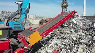 Hammel VB 750DK LV Shredder Shredding Aluminium [upl. by Trstram]