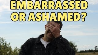 Difference between EMBARRASSED and ASHAMED [upl. by Gower]