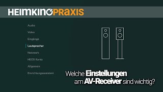 Welche Einstellungen am AVReceiver sind wichtig EP126 [upl. by Ardnossak]