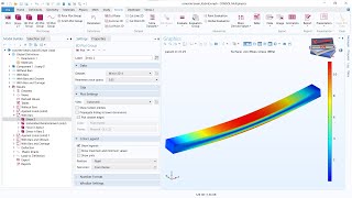 Reinforced Concrete Beam COMSOL Multiphysics [upl. by Atikam]