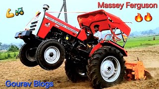 Massey ferguson 💪Megna Track 8055 BOSS 🚜 [upl. by Soracco342]