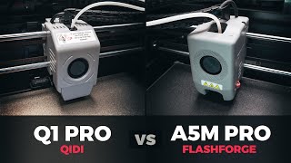 QIDI Q1 PRO vs FLASHFORGE A5M PRO compared to P1S 3D Print Quality Review [upl. by Daria88]