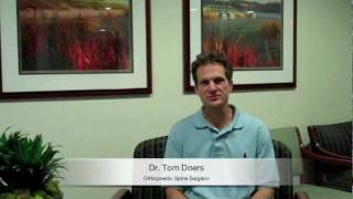 Back Surgery  Dr Thomas Doers  Orthopaedic Spine Surgeon  South East Wisconsin [upl. by Annaiv733]