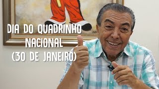 Mauricio de Sousa fala sobre o Dia do Quadrinho Nacional 30 de janeiro [upl. by Jenette]