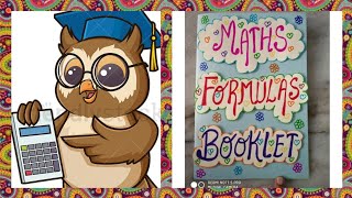 Class 10  Maths formula booklet Handmade booklet [upl. by Erbas]