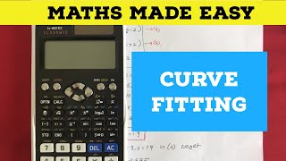 Solve Curve fitting Problem using scientific calculator Numerical Methodsquickly🔥 [upl. by Adirf126]