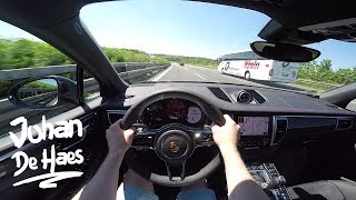 Porsche Macan GTS 360hp POV Test drive AUTOBAHN [upl. by Cedric]