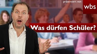 20 Dinge die Schüler nicht dürfen aber trotzdem machen  Rechtsanwalt Christian Solmecke [upl. by Nylinnej]