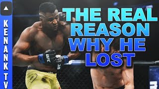 The REAL REASON why Francis Ngannou LOST to Stipe Miocic  UFC 220 Analysis Breakdown  Kenank TV [upl. by Karlens]