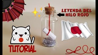 DIY  LA LEYENDA DEL HILO ROJO  Mi primer tutorial  ¡Ay CarAmbar [upl. by Aixela]