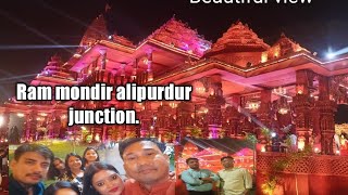 alipurdur junction kali Puja PandalRam mondir [upl. by Banyaz]