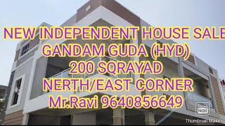 RR PROPERTY1984 INDEPENDENT HOUSE SALE 200SQ YARD NORTHEAST CORNAR GANDAM GUDAMrRavi 9640856649 [upl. by Lipman546]