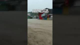 Typhoon Kristine cause flooding in Bicol Phillipines as of Today typhoonkristine trending [upl. by Moguel]