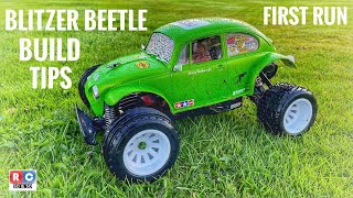 Tamiya Blitzer Beetle First Run amp Build Tips [upl. by Jemena426]