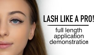 Lash with Me A StepbyStep Tutorial for Applying Lash Extensions [upl. by Anaeco631]