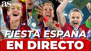 🚨 EN DIRECTO fiesta ESPAÑA por la NATIONS LEAGUE campeonas SELECCIÓN FEMENINA [upl. by Deuno329]