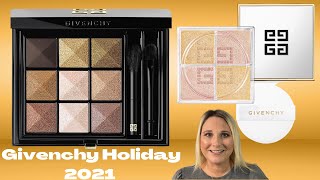 GIvenchy Holiday 2021Prisme Libre HighlighterHoliday Le 9 Eyeshadow PaletteDemo [upl. by Cairns]