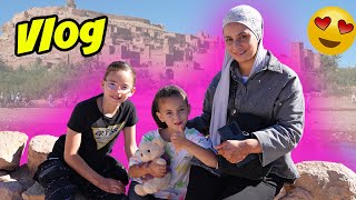 VLOG  FINIT les VACANCES  La PLUS BELLE JOURNEE des VACANCES  Ait ben haddou et Studio OUARZAZATE [upl. by Torhert]