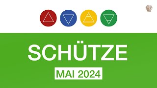 SCHÜTZE ♐️ MAI 2024 quotETWAS NEUES BEGINNT ☀️quot  TAROT MONATSLEGUNG [upl. by Rehtse]