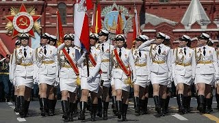 Russie  défilé militaire pour le 71ème anniversaire de la victoire de 1945 [upl. by Helyn]