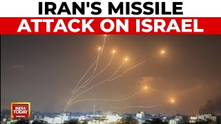 Iran Launches Missiles into Israel Israel to Retaliate  IranIsrael War Updates [upl. by Akimad350]