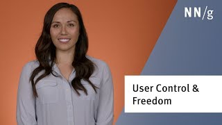 Usability Heuristic 3 User Control amp Freedom [upl. by Okihcas]