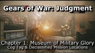 Gears of War Judgment  COG Tags amp Declassified Mission Locations  Chapter 1 [upl. by Bradley153]