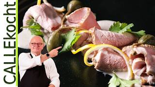 Vitello Tonnato amp Sauce selber machen Die perfekte Vorspeise Rezept [upl. by Leahsim]