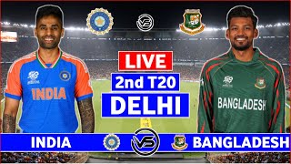 India v Bangladesh 2nd T20 Live Scores  IND vs BAN 2nd T20 Live Scores amp Commentary  India Innings [upl. by Hayyim]