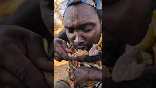 Breakfast time See how Hadza cooks their favorite meal middle of nowhere‼️😋villagelifehadzabetribe [upl. by Hutson]