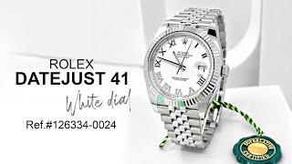 Rolex Datejust 41 Oystersteel and white gold Ref 1263340024 [upl. by Bella]