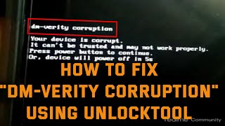 How to fix DM Verity Corruption on Realme 6i using UnlockTool [upl. by Repohtsirhc]