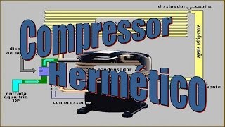 Compressor de Refrigeração Alternativo e Rotativo [upl. by Egamlat]