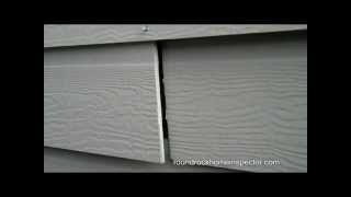 Loose Siding Discovered During A Home Inspection [upl. by Byrd]