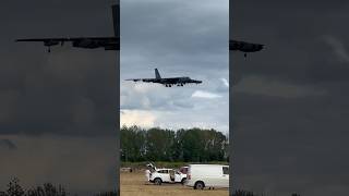 B52 arrival at RAF Fairford avgeek aviation plane b52stratofortress [upl. by Ong]