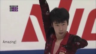 Just watchBoyang JIN NHK Trophy 2015SPquotTango Amorequot [upl. by Ennywg822]