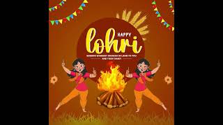 Happy Lohri Animation Video  After Effects Motion Graphics [upl. by Marianna966]