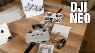 DJI NEO Unboxing amp First Impressions [upl. by Khorma]