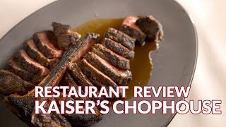 Restaurant Review  Kaisers Chop House  Atlanta Eats [upl. by Ojimmas]