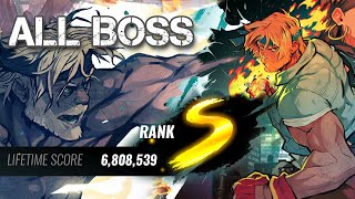 Perfect❗❗❗ All Boss Rank S Streets Of Rage 5 💥2024 sor sor5 sor4 bareknuckle super pc [upl. by Eteragram]