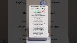 Das kannst du von deinen Arbeitstagen absetzen [upl. by Strader501]