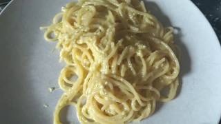 How To Cook SPAGHETTI CARBONARA NO BACON RECIPE [upl. by Yerffoeg]