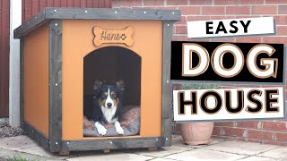 DIY Dog House For Big Dogs Outdoor Customized Easy Kennel  AD  The Carpenters Daughter [upl. by Aznerol365]