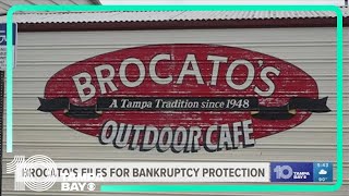 Brocatos in East Tampa files for bankruptcy protection [upl. by Erodroeht335]