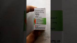 Zoledronic acid injection IP 4mg [upl. by Aerdnek]