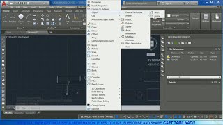 642 MODIFY TOOL XCLIPFRAME XCLIPFRAME COMMAND AUTOCAD FRAME TOOL IN EXTERNAL REFERENCE [upl. by Monte822]